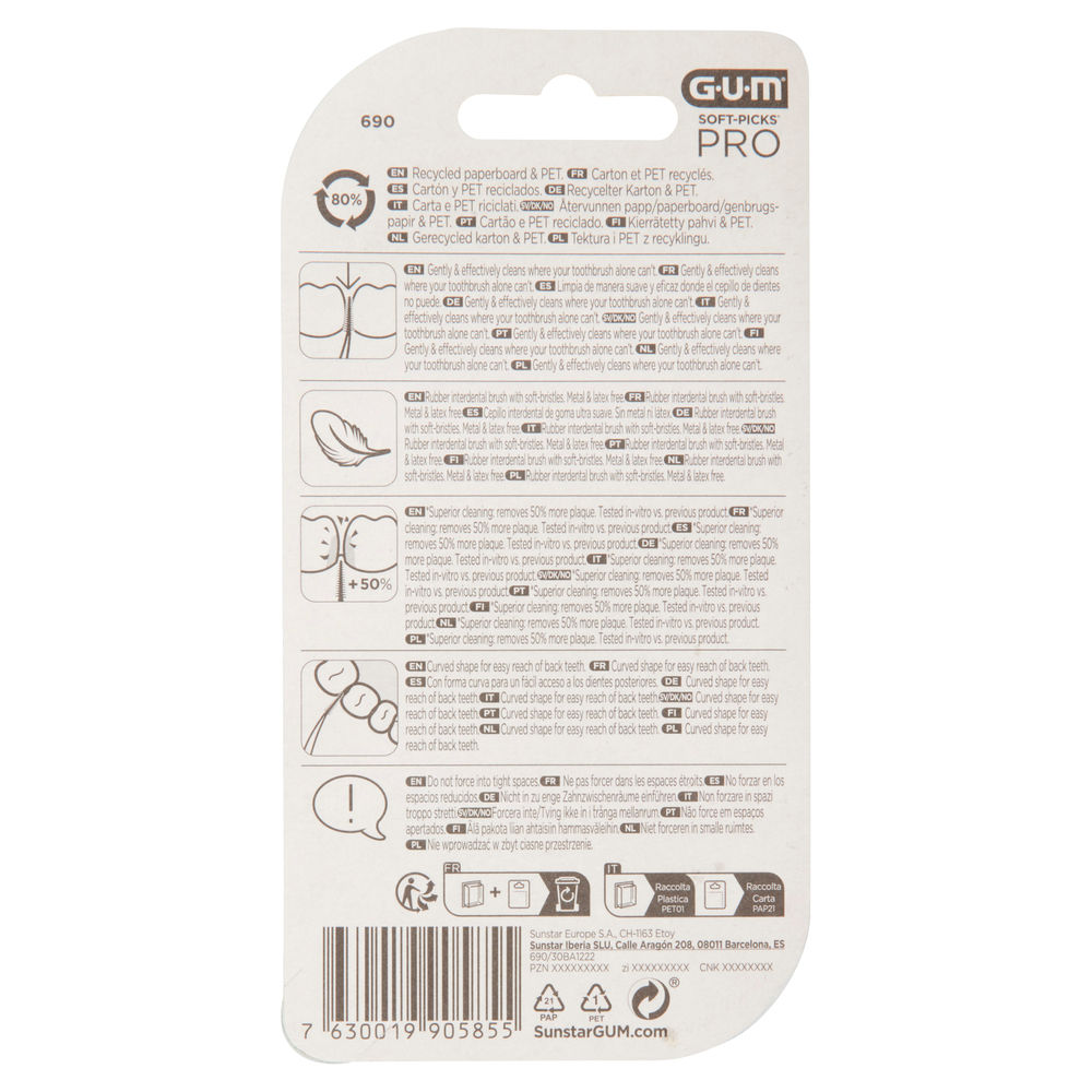 SCOVOLINO GOMMA GUM SOFT-PICKS PRO 690 MEDIUM PZ.30 - 1