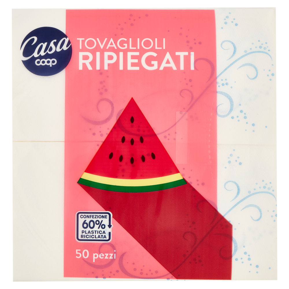 TOVAGLIOLI RIPIEGATI COOP CASA 2 VELI FSC PZ. 50 - 0
