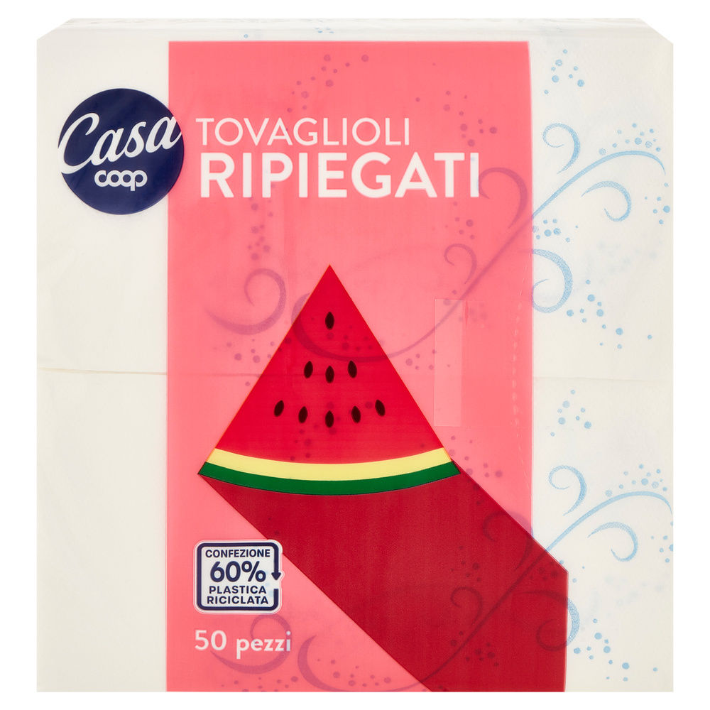 TOVAGLIOLI RIPIEGATI COOP CASA 2 VELI FSC PZ. 50 - 2