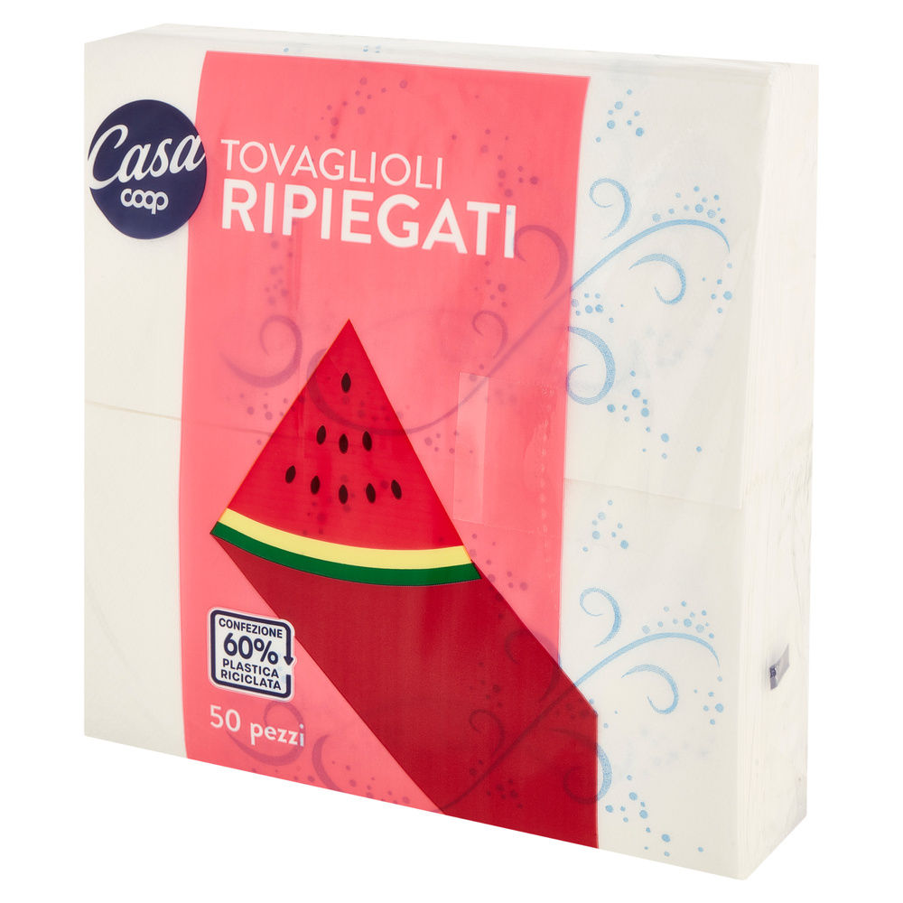 TOVAGLIOLI RIPIEGATI COOP CASA 2 VELI FSC PZ. 50 - 8