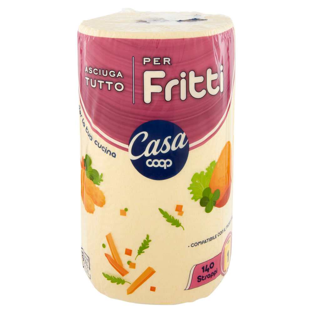 ASCIUGATUTTO PER FRITTI COOP CASA 2 V. 140 STRAPPI FSC PZ1 - 2