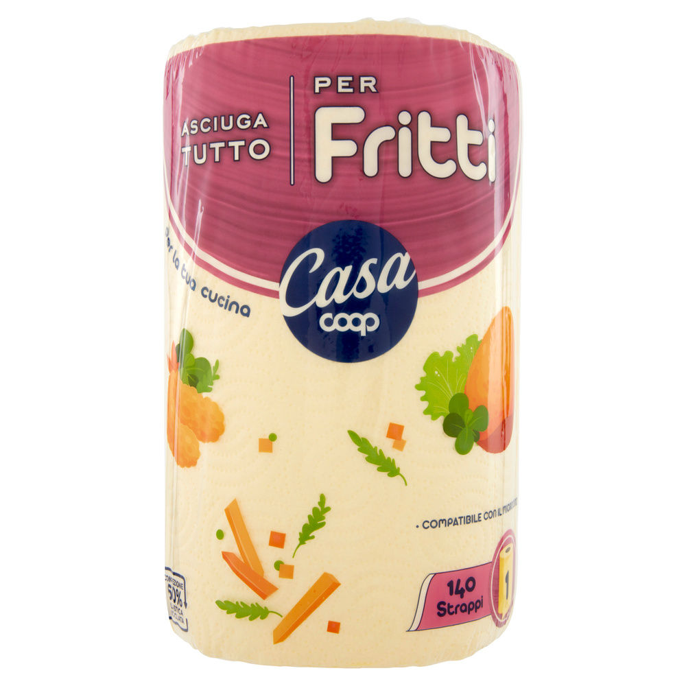 ASCIUGATUTTO PER FRITTI COOP CASA 2 V. 140 STRAPPI FSC PZ1 - 3