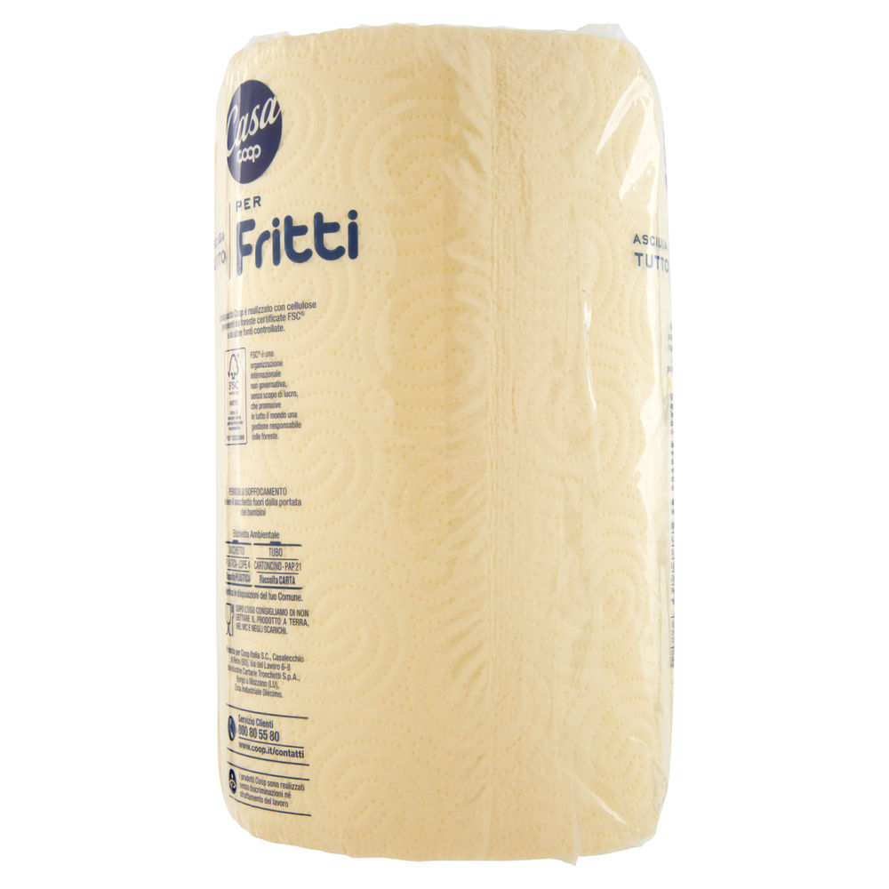 ASCIUGATUTTO PER FRITTI COOP CASA 2 V. 140 STRAPPI FSC PZ1 - 1