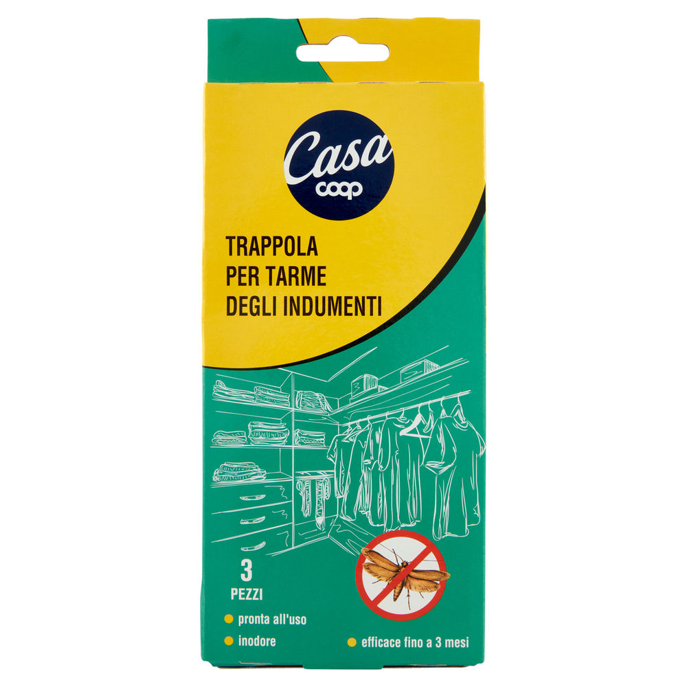 Trappola coop casa per tarme indumenti pz.3