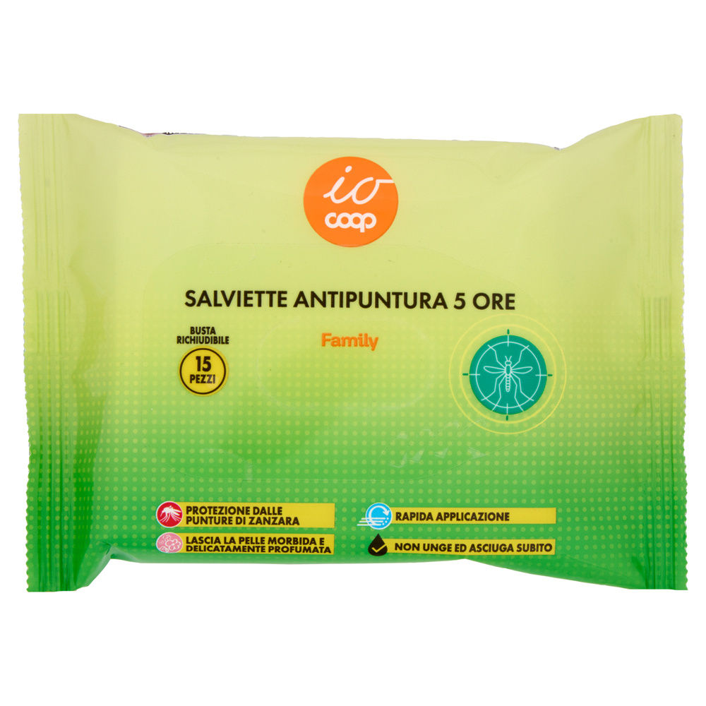 SALVIETTE INSETTOREPELLENTI COOP IO FAMILY PZ 15 - 11