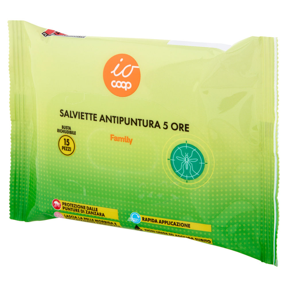 SALVIETTE INSETTOREPELLENTI COOP IO FAMILY PZ 15 - 17