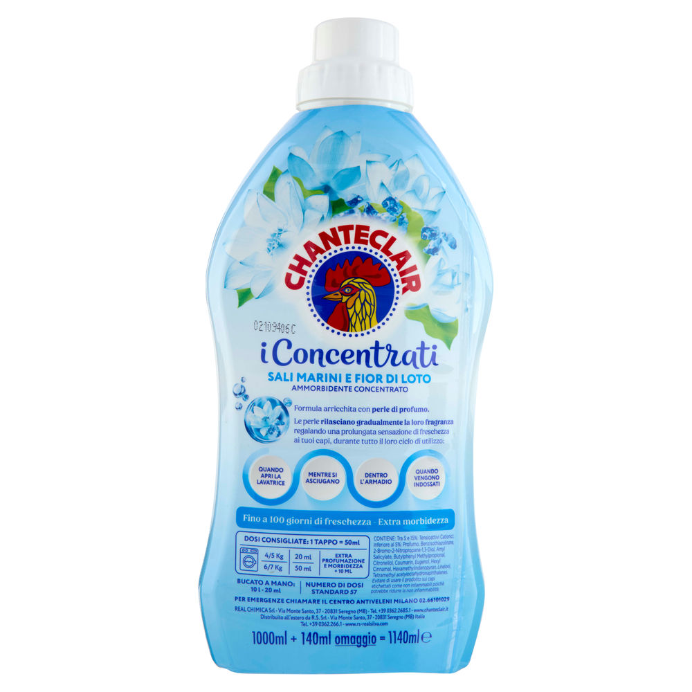 AMMORBIDENTE CONC.CHANTECLAIR SALI MAR.FIORI LOTO 57LV(50LV+7O/S) ML1000+140 O/S - 1