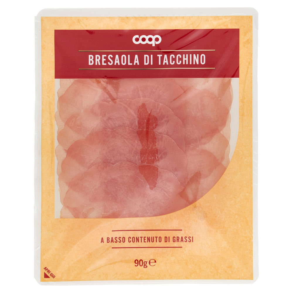 BRESAOLA DI TACCHINO COOP G 90 - 2