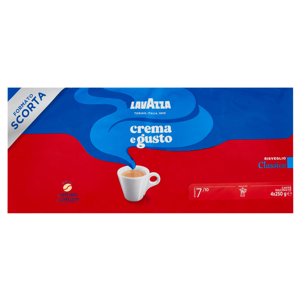 CAFFE' LAVAZZA CREMA E GUSTO MACINATO INC.G 250X4 - 0