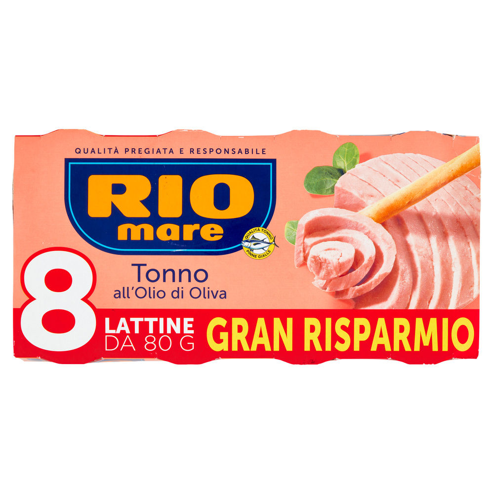TONNO RIO MARE OL.OL. SCATOLA G 80X8 - 2