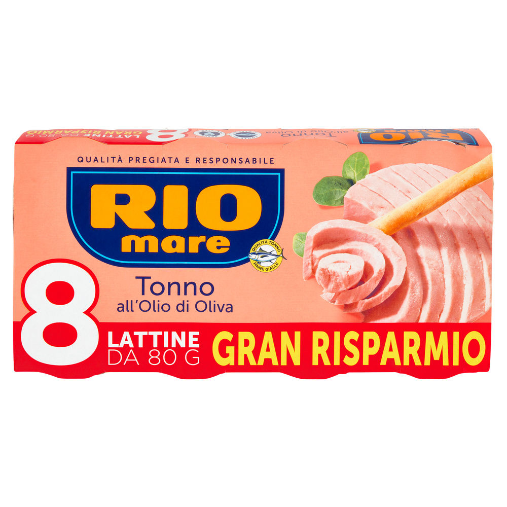 TONNO RIO MARE OL.OL. SCATOLA G 80X8 - 4
