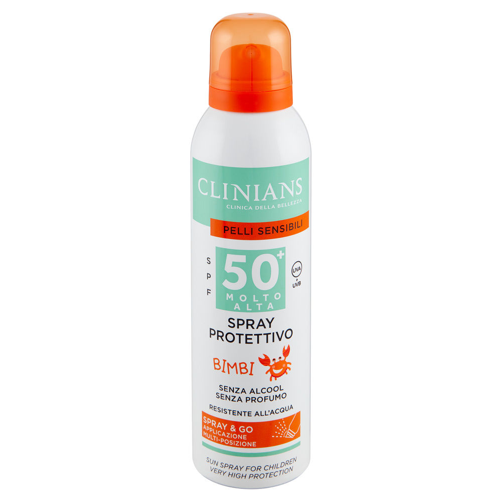 SOLARE SPRAY CLINIANS PELLI SENSIBILI BIMBI SPF50+ ML 150 - 2