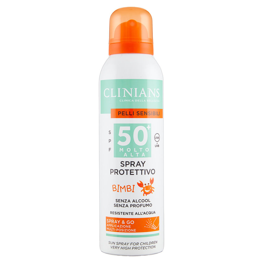 SOLARE SPRAY CLINIANS PELLI SENSIBILI BIMBI SPF50+ ML 150 - 7