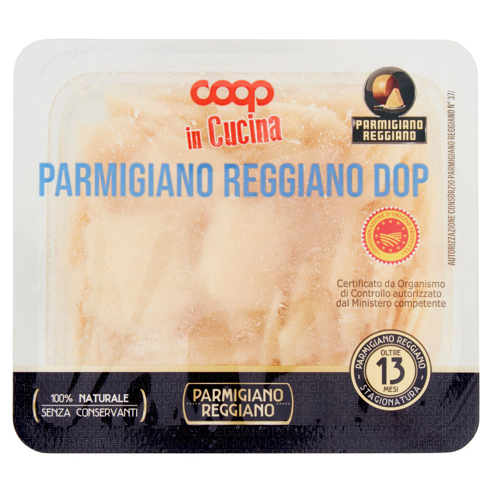 SCAGLIE DI PARMIGIANO REGGIANO DOP STAGIONATO MIN 13 MESI IN CUCINA COOP G 100 - 0