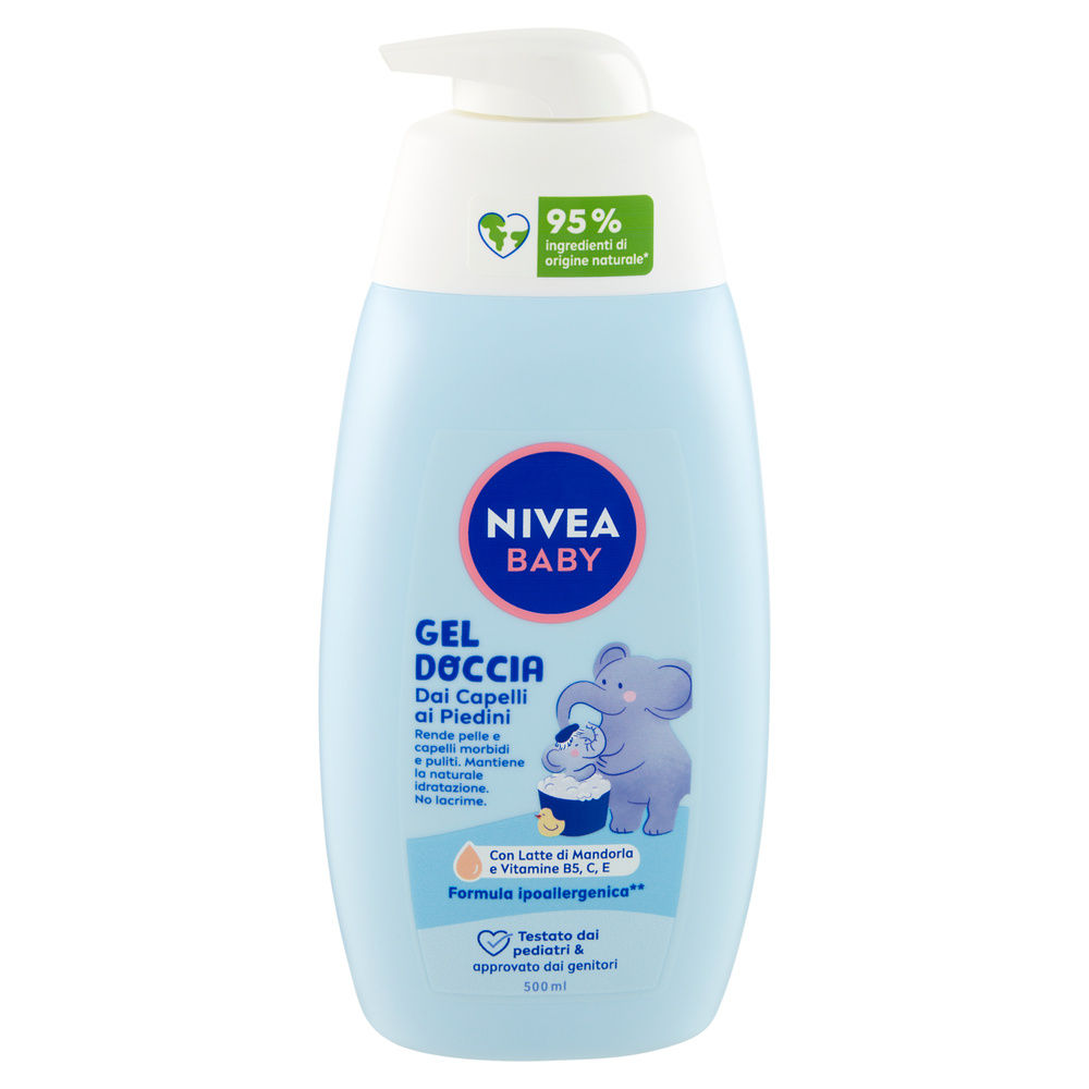 DOCCIA GEL NIVEA BABY DAI CAPELLI AI PIEDINI ML 500 - 2