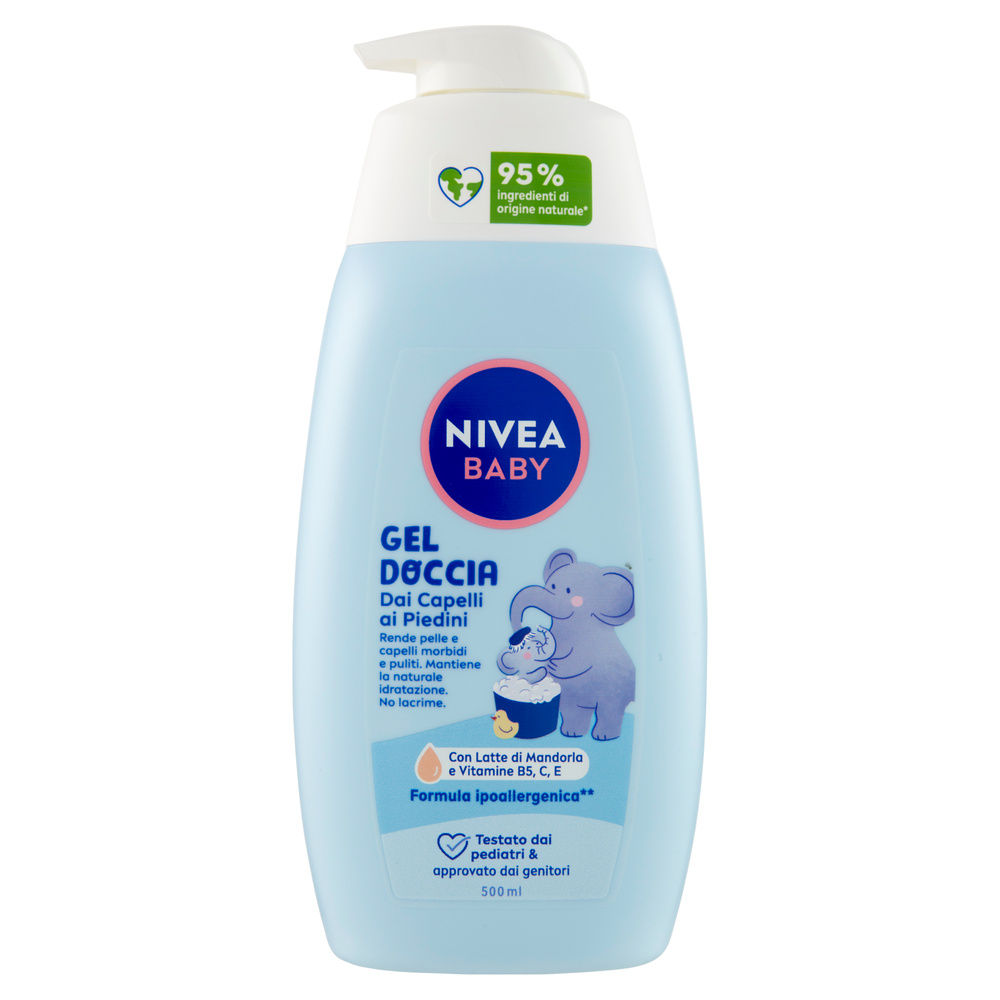 DOCCIA GEL NIVEA BABY DAI CAPELLI AI PIEDINI ML 500 - 7