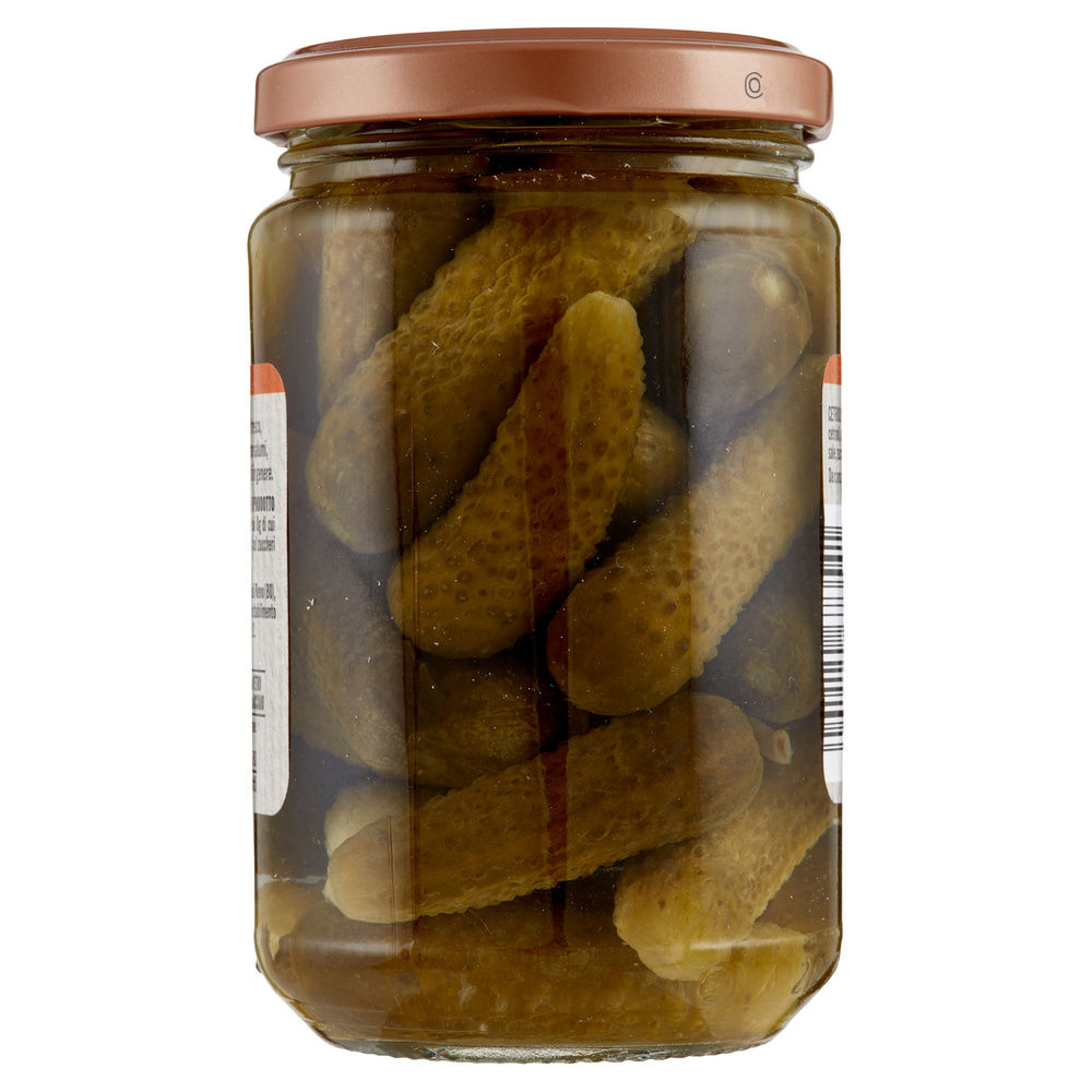 CETRIOLINI ACETO DI VINO VASO VETRO COOP G 290 SGOCC G 160 - 1