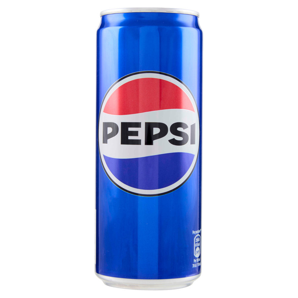 BIBITA PEPSI COLA REGULAR LATTINA SLEEK ML.330 - 3
