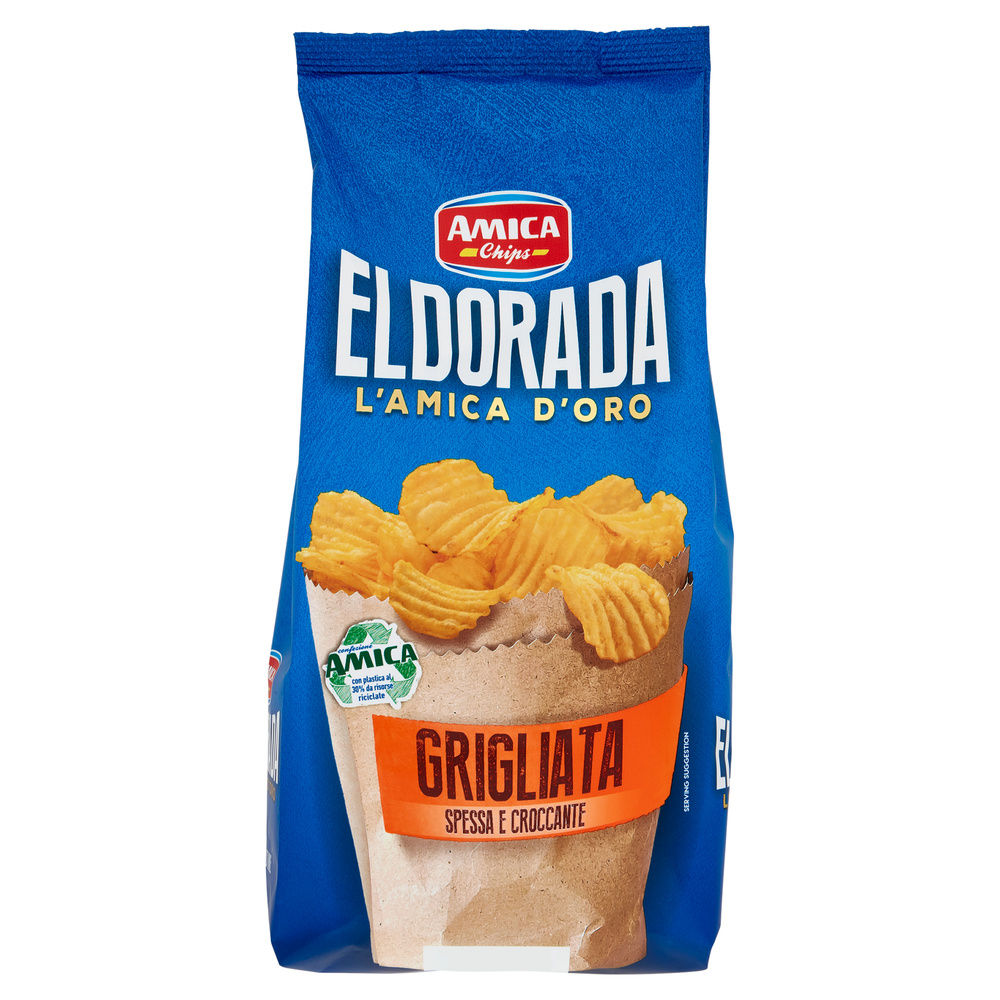PATATINE ELDORADA GRIGLIATA CONF. AMICA AMICA CHIPS SACCHETTO G130 - 0