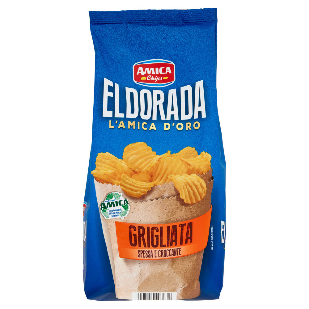 PATATINE ELDORADA GRIGLIATA CONF. AMICA AMICA CHIPS SACCHETTO G130 - 6