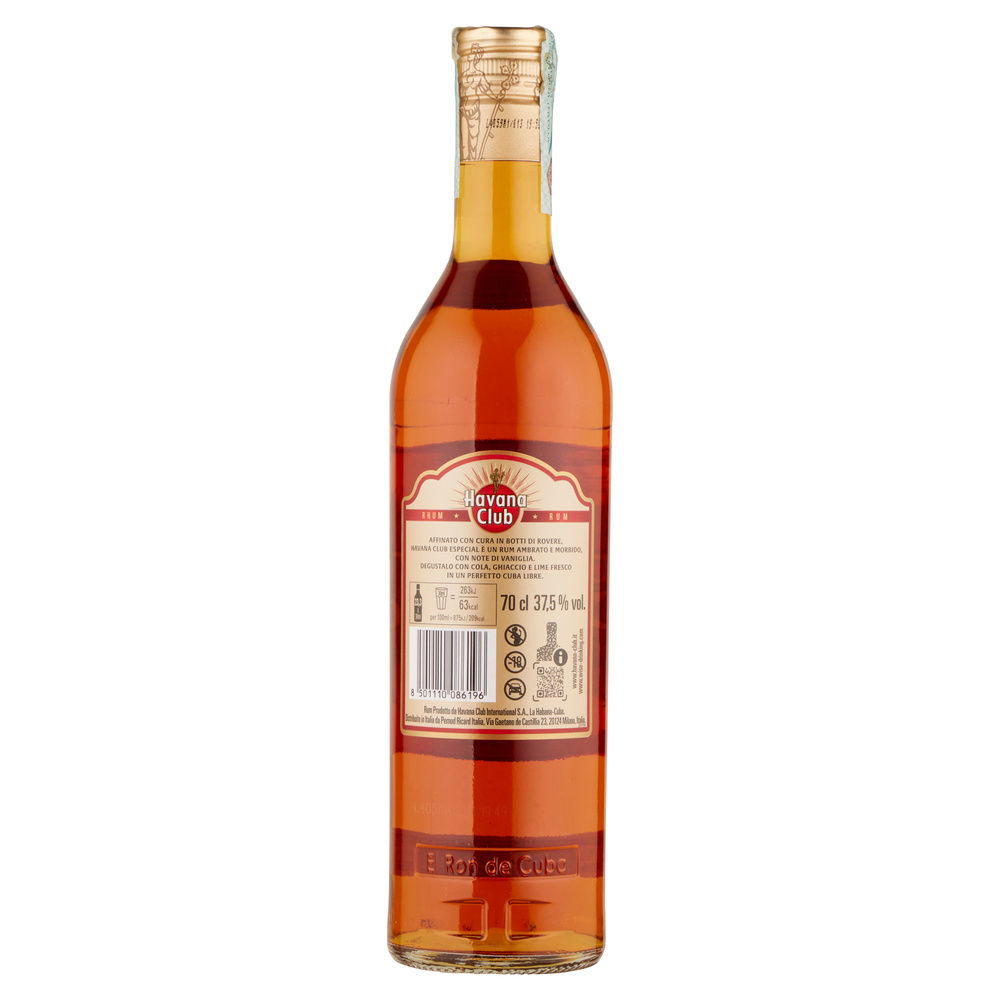 RHUM HAVANA CLUB ESPECIAL 37.5 GRADI BOTTIGLIA ML 700 - 1