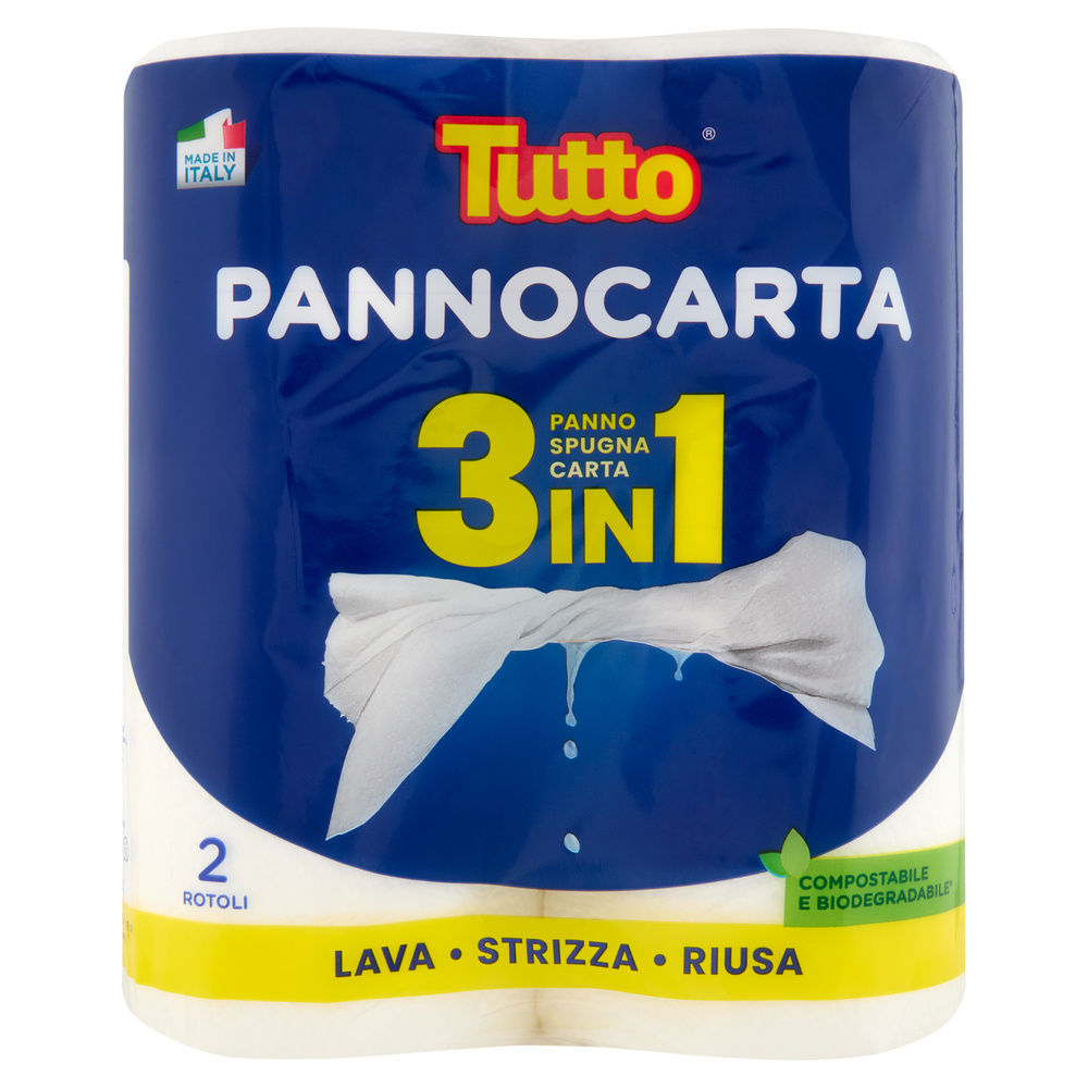 PANNOCARTA TUTTO  3 IN 1 NEW + 40% DI PERFORMANCE PZ 2 - 0