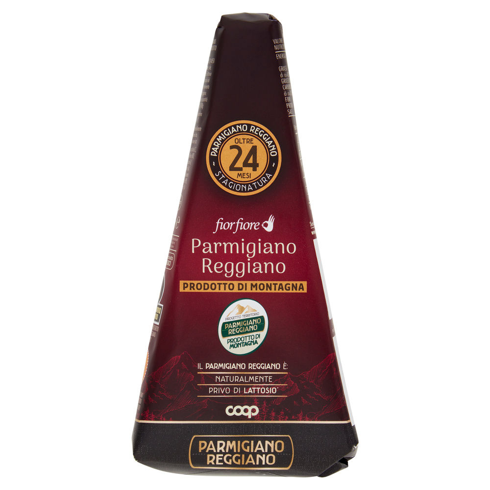 PARMIGIANO REGGIANO DOP DI MONTAGNA MINIMO 24 MESI FIORFIORE COOP G 250 - 0