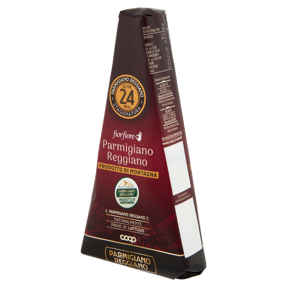PARMIGIANO REGGIANO DOP DI MONTAGNA MINIMO 24 MESI FIORFIORE COOP G 250 - 8