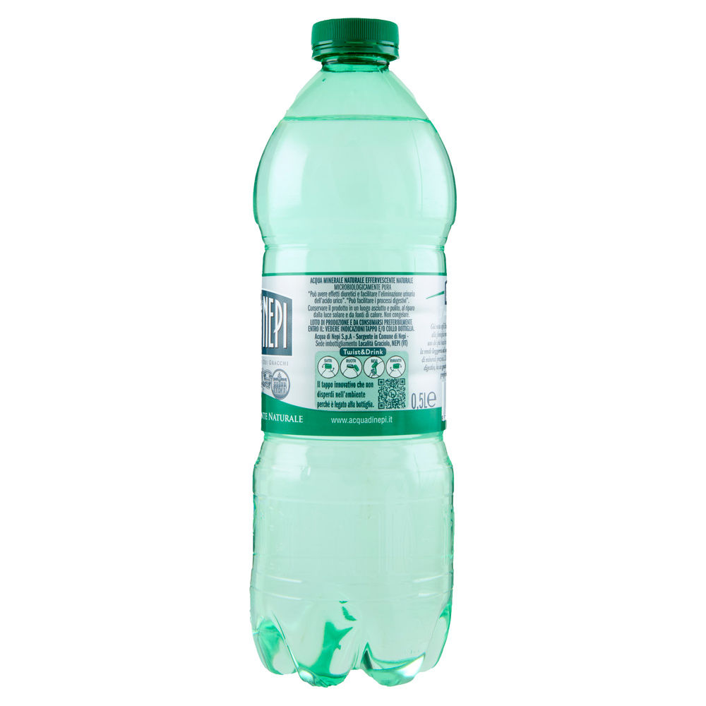 ACQUA EFFERVESCENTE NATURALE ACQUA DI NEPI PET ML 500 - 5