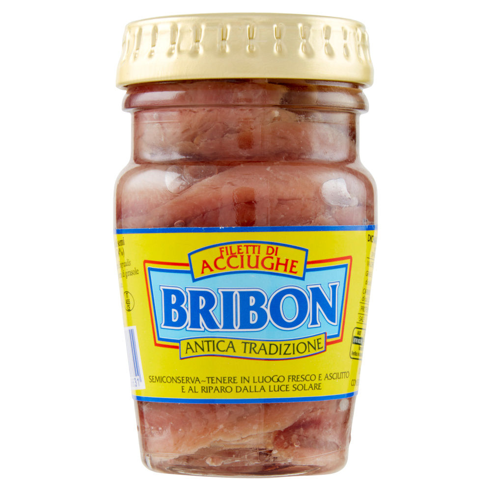 FILETTI DI ACCIUGHE IN OLIO BLEND BRIBON G 80 - 14