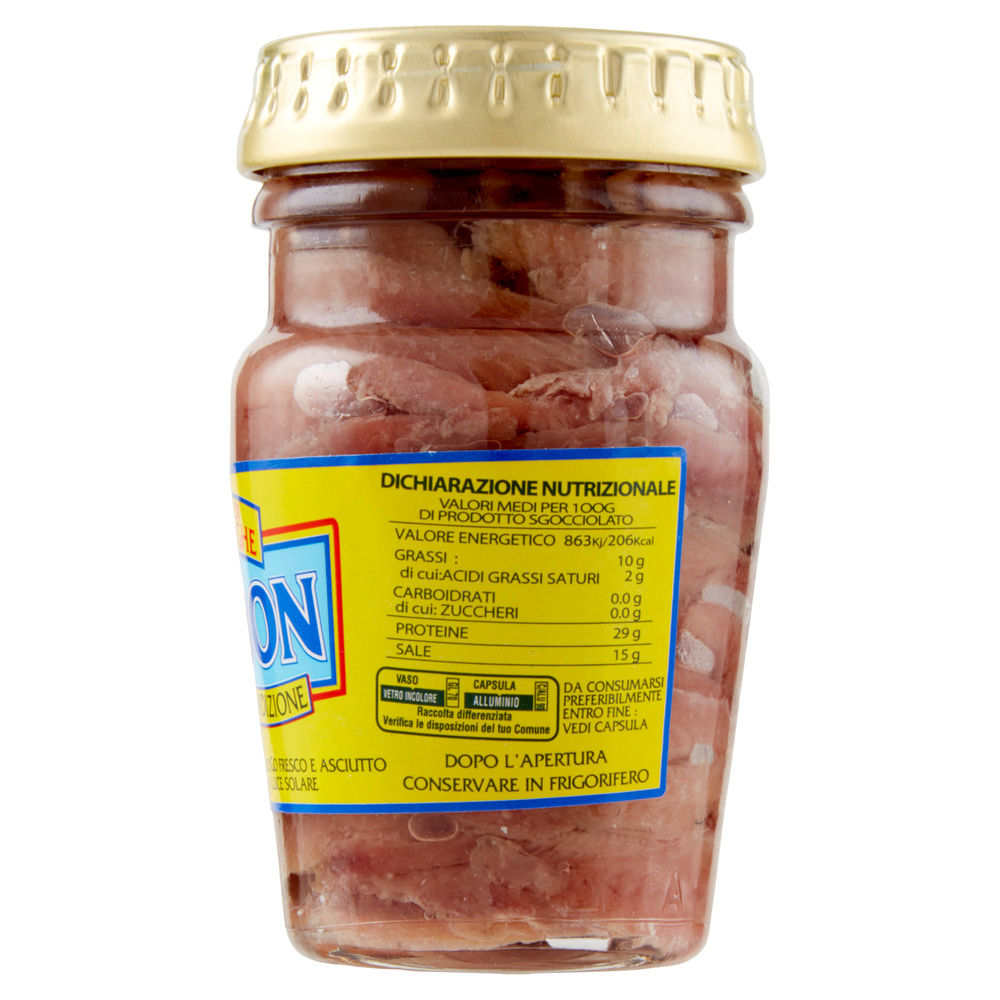 FILETTI DI ACCIUGHE IN OLIO BLEND BRIBON G 80 - 11