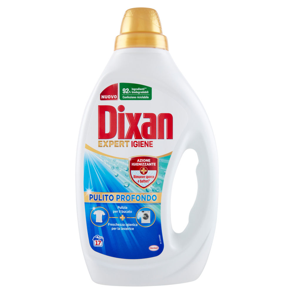 DETERSIVO LAVATRICE LIQUIDO DIXAN 17LAV IGIENE L 0,765 - 0
