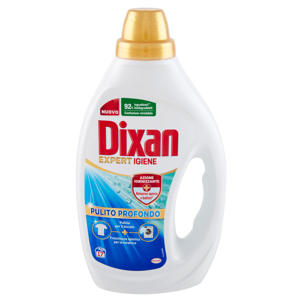 DETERSIVO LAVATRICE LIQUIDO DIXAN 17LAV IGIENE L 0,765 - 2