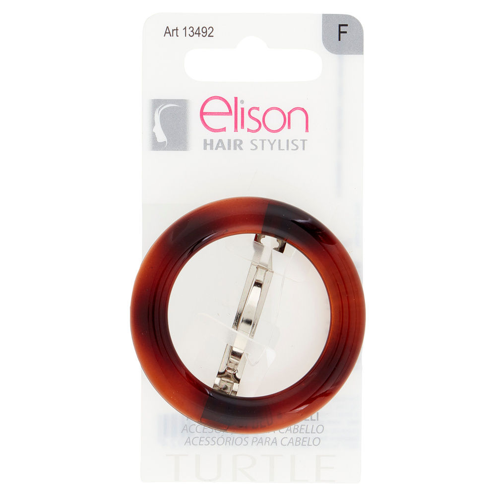 FERMAGLIO PER CAPELLI ELISON CLASSIC TURTLE PZ.1 - 2