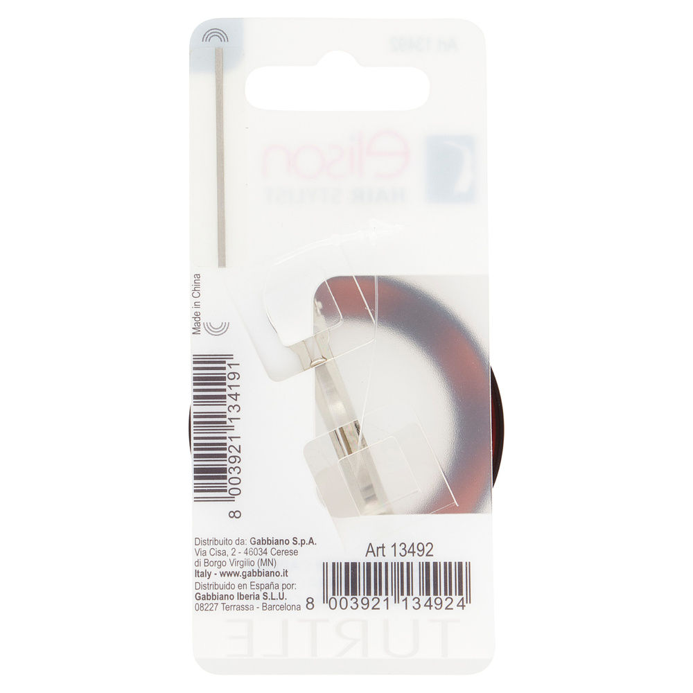 FERMAGLIO PER CAPELLI ELISON CLASSIC TURTLE PZ.1 - 1