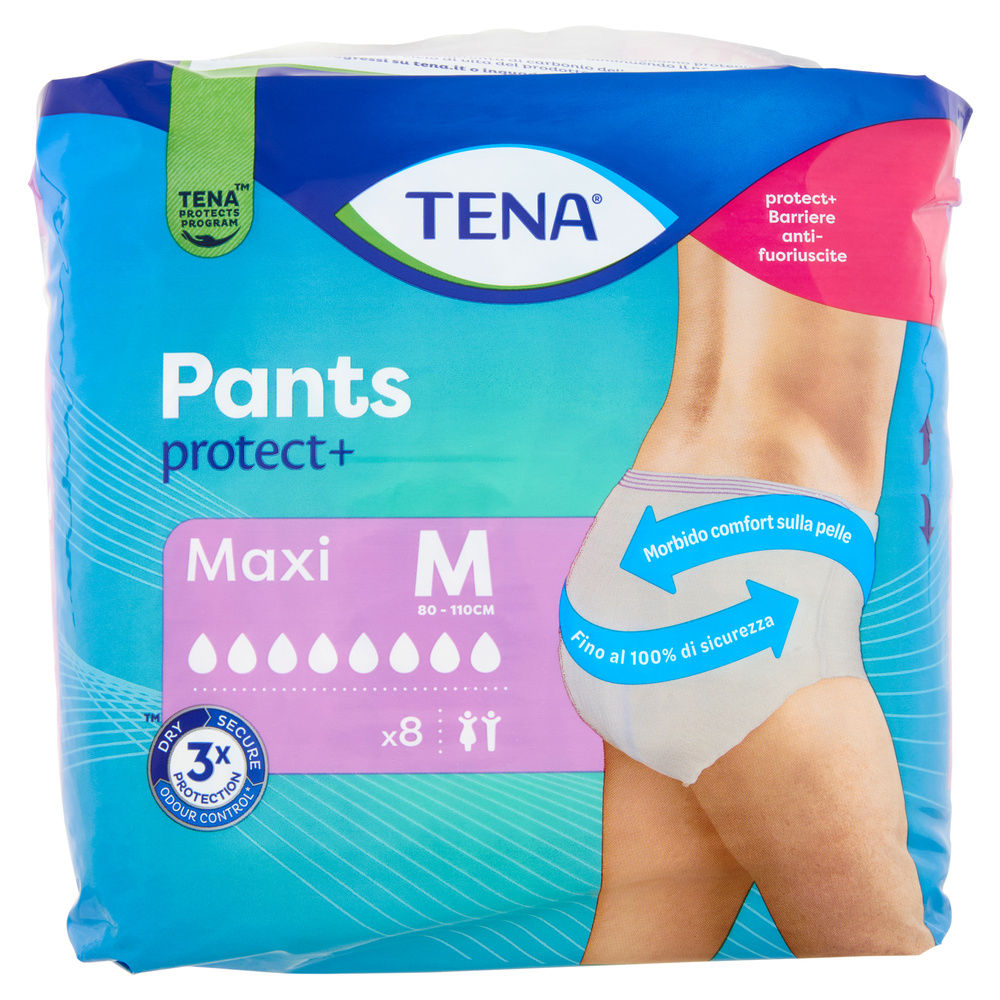 ASSORBENTI PER INCONTINENZA TENA PANTS MAXI TG.M PZ.8 - 0