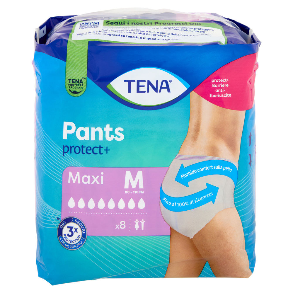 ASSORBENTI PER INCONTINENZA TENA PANTS MAXI TG.M PZ.8 - 2
