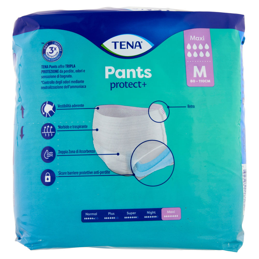 ASSORBENTI PER INCONTINENZA TENA PANTS MAXI TG.M PZ.8 - 1
