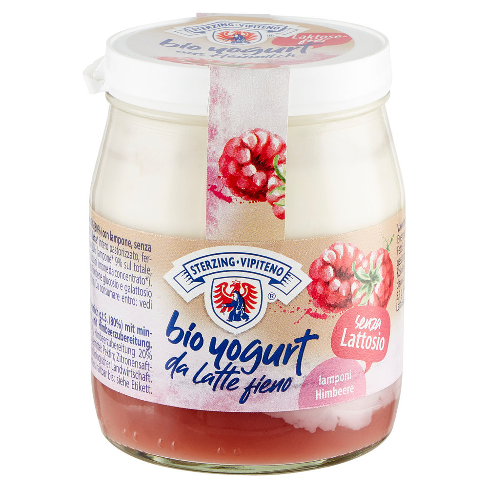 YOGURT BIO INT DA LATTE FIENO STG SENZA LATTOSIO LAMPONE VIPITENO G 150 - 2