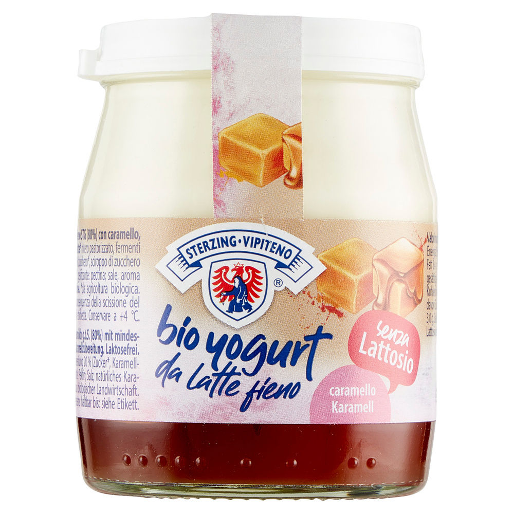 YOGURT BIO INT DA LATTE FIENO STG SENZA LATTOSIO CARAMELLO VIPITENO G 150 - 7