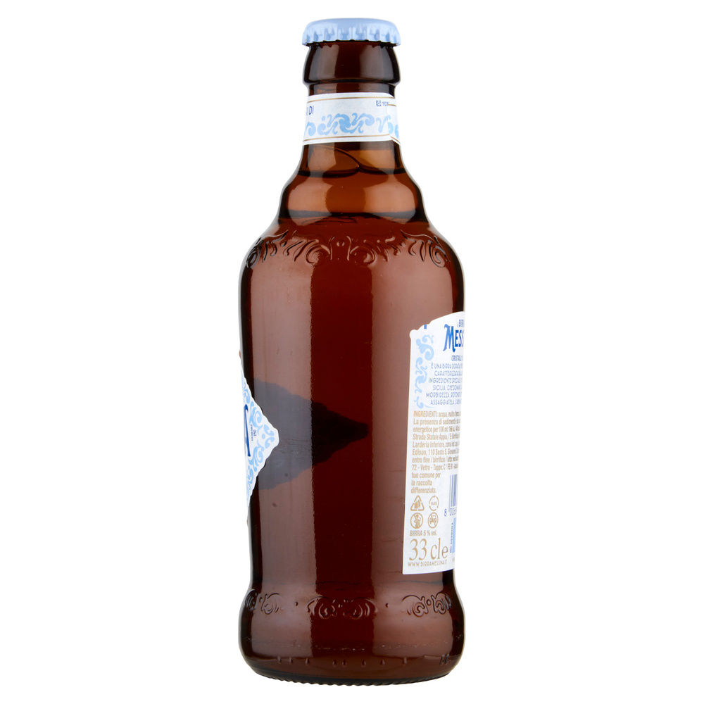 BIRRA MESSINA CRISTALLI DI SALE 5 GRADI CLUSTER ML 330 - 5