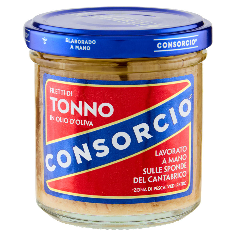FILETTI DI TONNO IN OLIO OLIVA CONSORCIO VASO VETRO G 150 - 2
