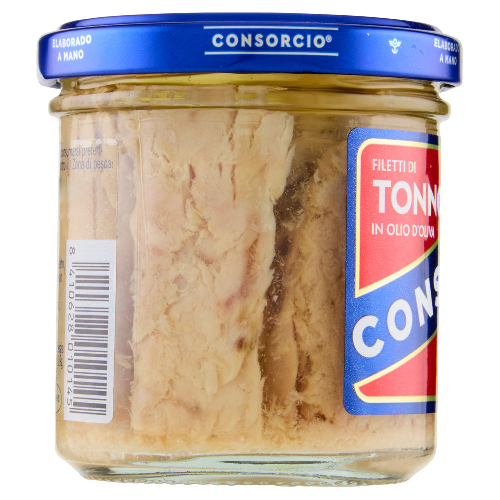 FILETTI DI TONNO IN OLIO OLIVA CONSORCIO VASO VETRO G 150 - 4