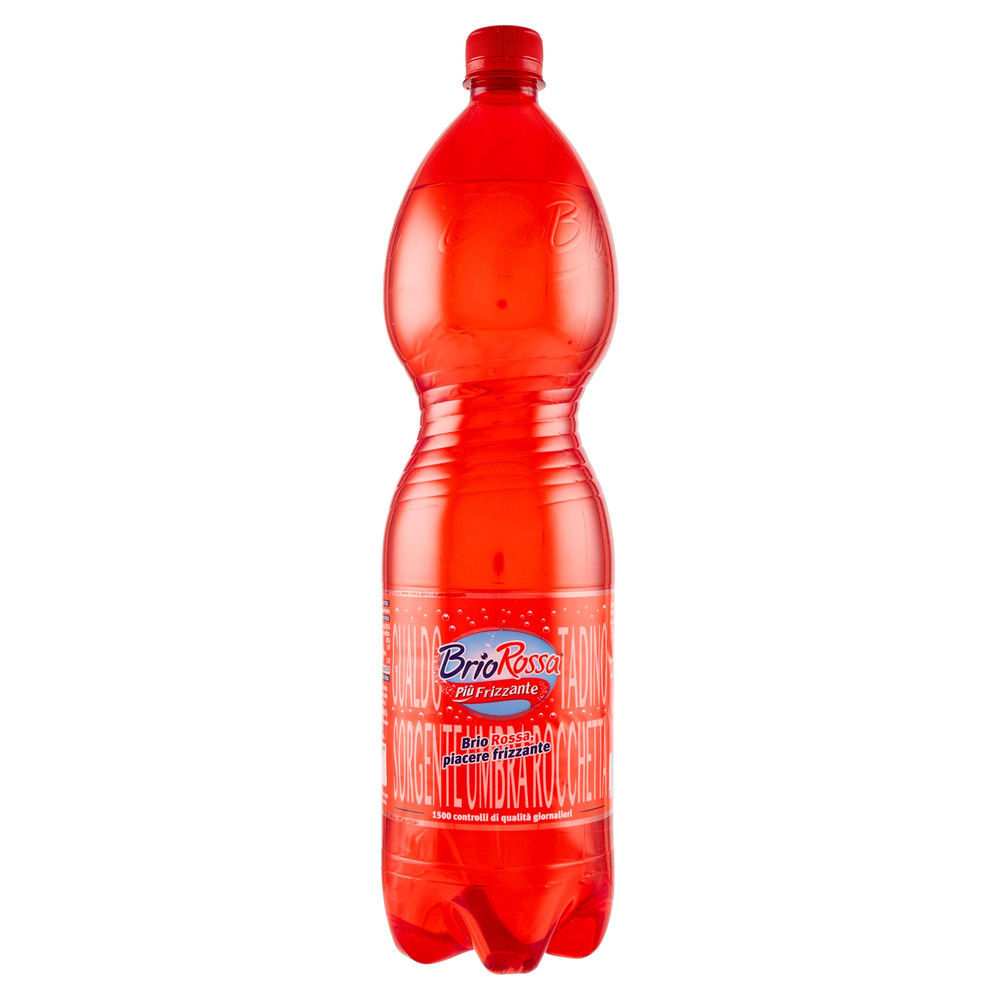 ACQUA MINERALE BRIO ROSSA FRIZZANTE PET LT 1,5 - 3