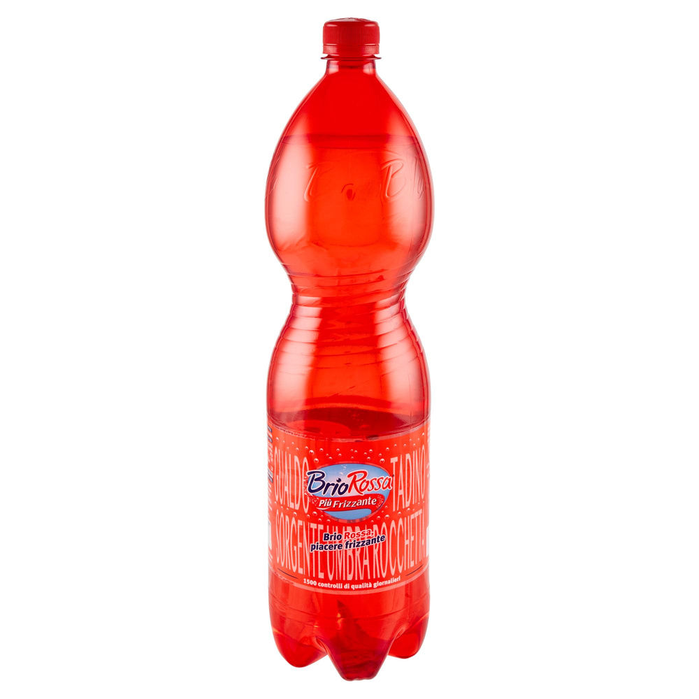 ACQUA MINERALE BRIO ROSSA FRIZZANTE PET LT 1,5 - 5