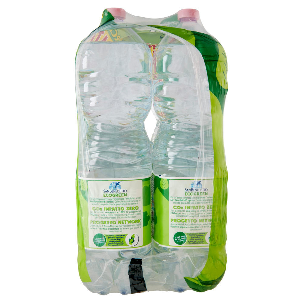 ACQUA MINERALE SAN BENEDETTO ECO-GREEN CLUSTER L 2X4 + 2 O/S - 3