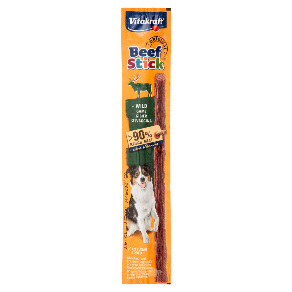 SECCO CANE SNACK BEEF STICK ALLA SELVAGGINA BS.G.12 - 6
