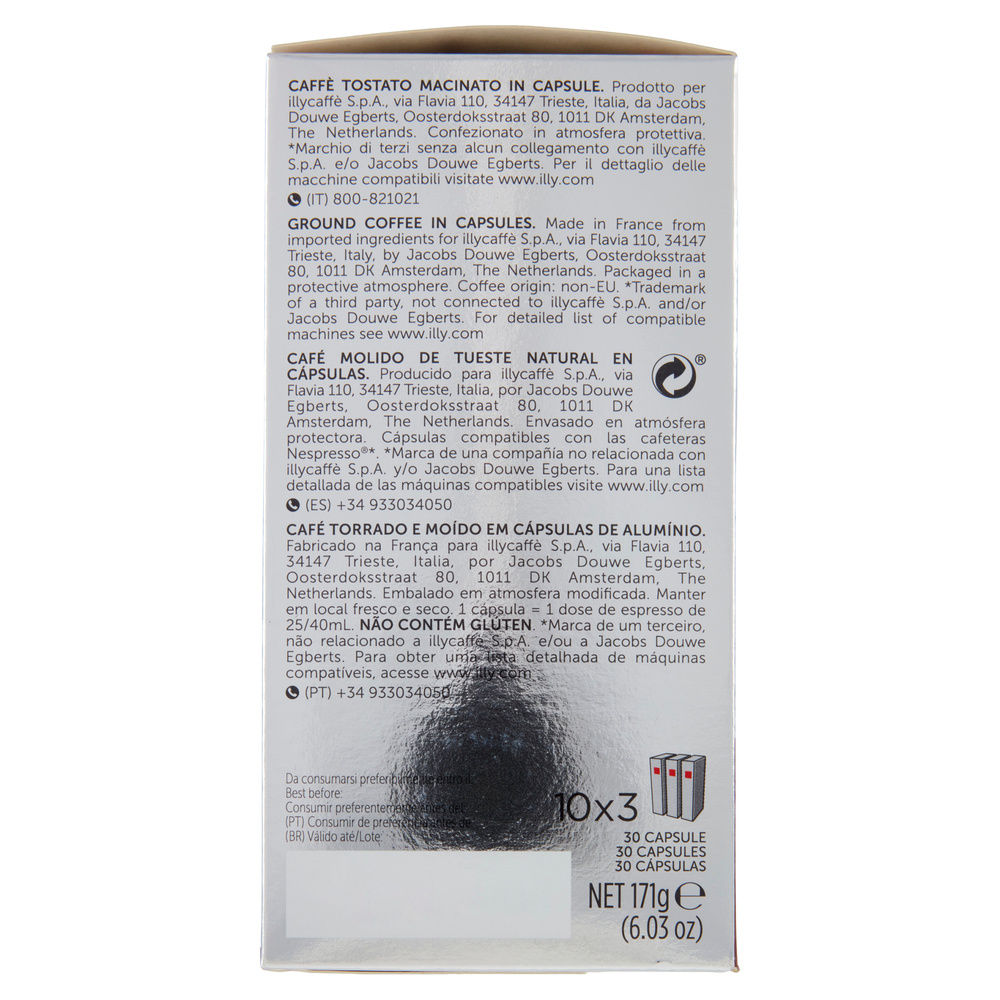 ILLY 30 CAPSULE GUSTO INTENSO COMP. NESPRESSO G171 - 5