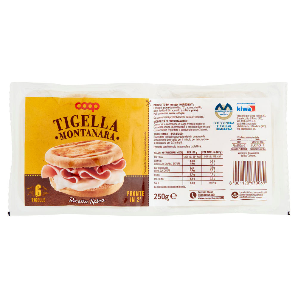 TIGELLA MONTANARA COOP PZ 6 INCARTO G 250 - 1