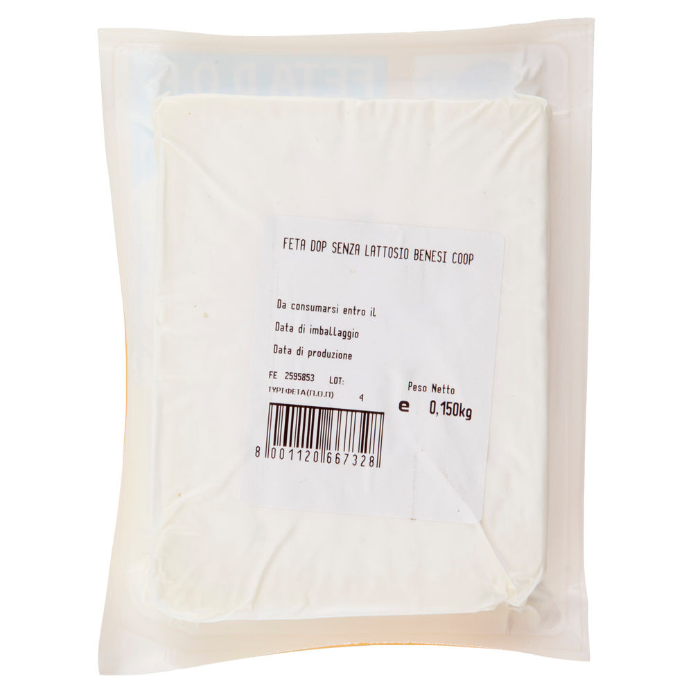 FETA DOP SENZA LATTOSIO BENESÌ COOP G 150 - 1